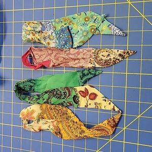 17.5" Wrist Twilly Neck Head Purse Scarf - 4 Beautiful Choices to Choose